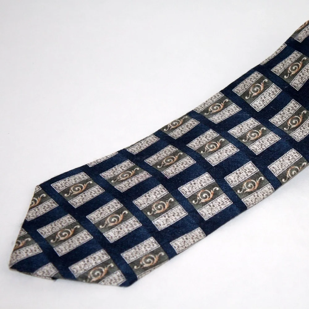 Stafford Executive Geoemtric 100% Silk Tie‎